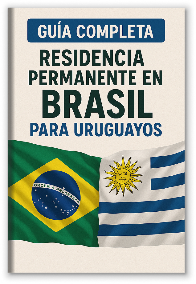 Portada de la guía de residencia permanente en Brasil